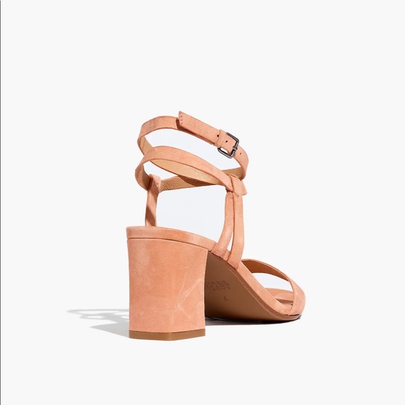 Madewell Loli ankle-strap sandal in pink clay suede - Picture 3 of 3